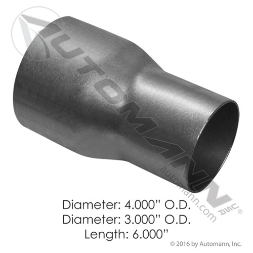 562.U83430A 4" TO 3" EXHAUST PIPE ADAPTER