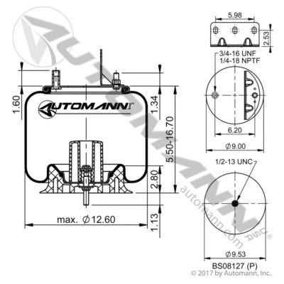 AB1DK23I-8816 HENDRICKSON AIR SPRING CONTI