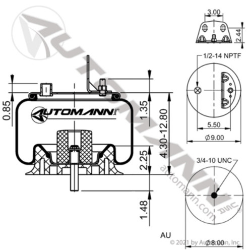 AB1DK20G-9586 AIR BAG AIR SPRING