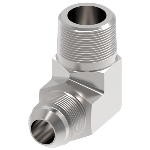 Aeroquip GG310-NP10-12 - Adapter Elbow SAE 37 90 Degree Male 37 Degree Male Pipe BSPT