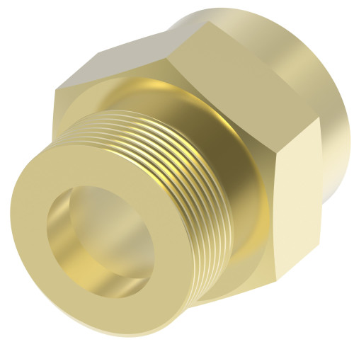 Aeroquip 202208-12-12B - Refrigerant Adapter 3/4 Straight Screw to Connect for Air Conditioning