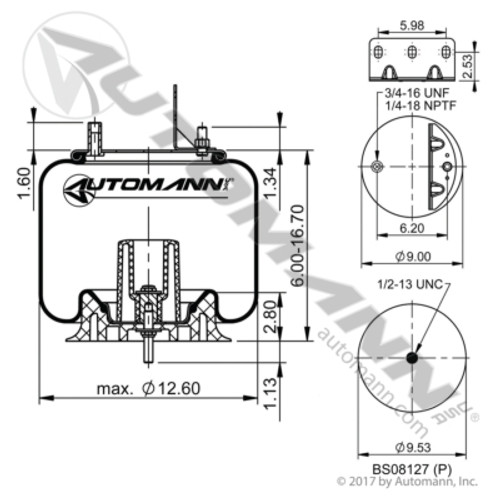 AB1DK23I-8817 HENDRICKSON AIR BAG SPRING