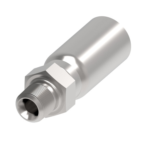 Aeroquip 90H08-081000-0 - Hose Fitting Steel Crimp Male Pipe NPTF Straight