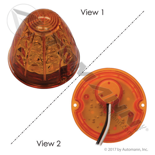 AUTOMANN Amber LED Bullet Light
