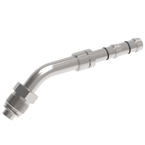 Aeroquip FJ3116-02-1010S - Hose Insert Assembly 45 degree Male O-Ring Pilot Rigid Short -10