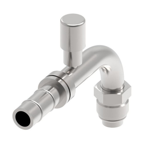 FJ3135-02-1012S 90O MALE O'RING W/LOW SI