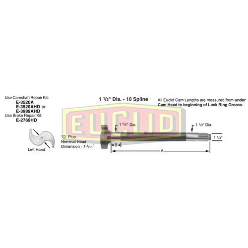 E-2447A CAMSHAFT, LEFT HAND