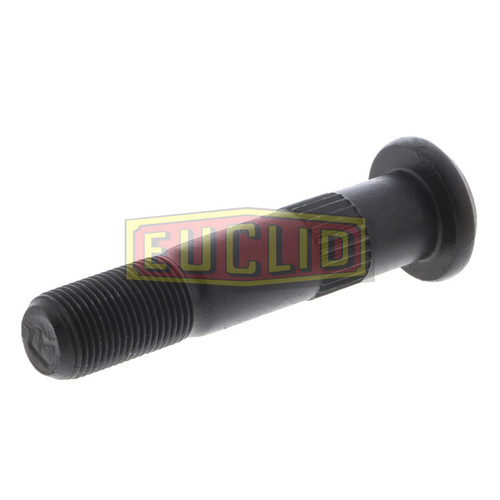 Euclid E-8954-R - 3/4-16 UNF-2A Grade 8 Serrated Wheel Stud, Round Head, 3 27/32" Length - Right Hand Thread