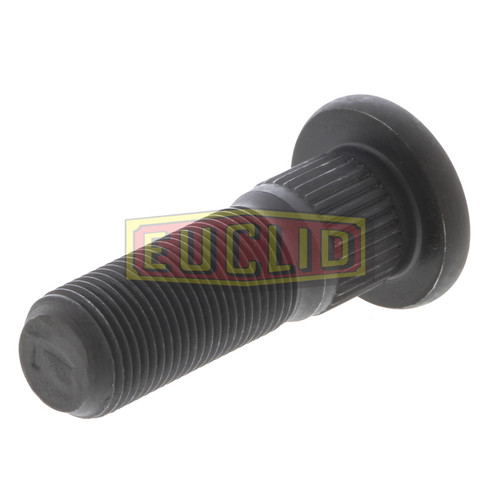 Euclid E-10202-L - Left Hand Wheel Stud, 3/4-16 UNF-2A, Grade 8, 2 1/2" Long, Serrated, Round Head, for GMC