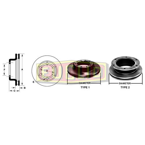 E-11327 HYDRAULIC BRAKE - ROTOR