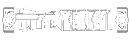 Spicer 905343-0715 - Heavy-Duty Driveshaft