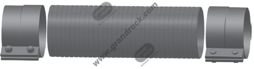 Grand Rock FK-536 - 5" X 36" Flex Pipe Kit Stainless Steel