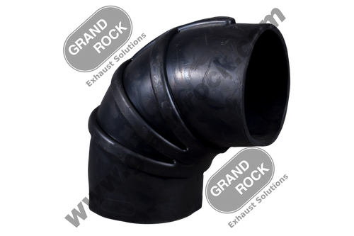 Grand Rock RE-590 - 5" 90-Degree Elbow Rubber