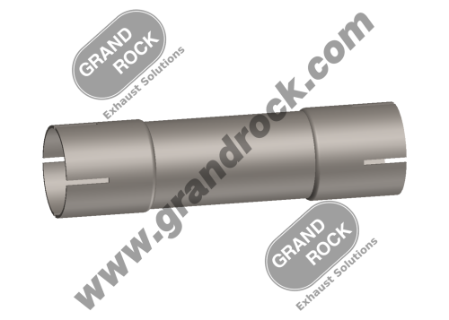 Grand Rock CP-28A - 2" X 8" Coupler ID/ID Aluminized Steel