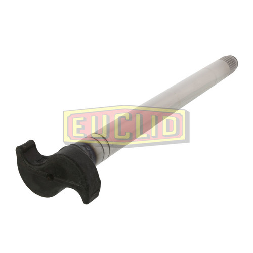 Euclid E-6884 - Dana-Spicer Camshaft, Left Hand, 1.5" x 28 Spline, Double Groove Journal, for Trailer Axles