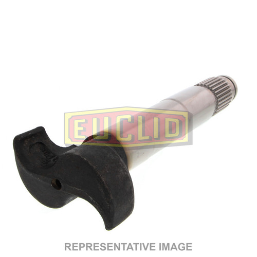 Euclid E-9647 - Left Hand Camshaft for Mack Trucks - 16.50" Brake Diameter, 28 Spline, Q Plus Brake, Meritor OE
