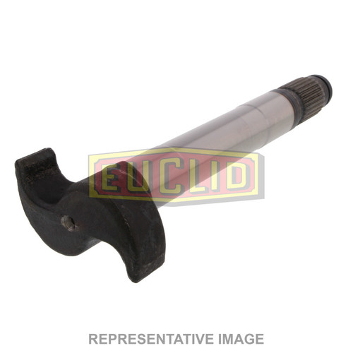 Euclid E-9653 - Left Hand Q Plus Camshaft for Drive Axle with 28 Spline, 1.50" Diameter, 9.44" Effective Length