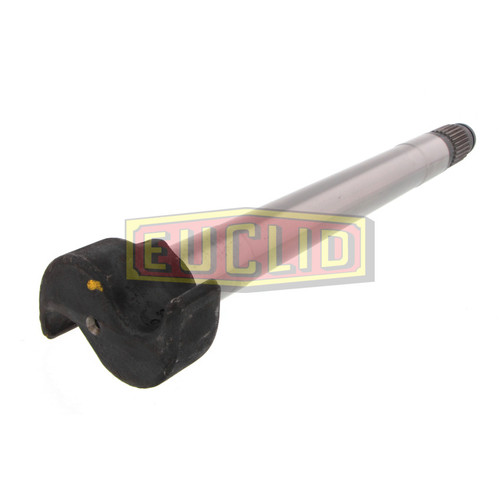 Euclid E-9682 - Right Hand Drive Axle Camshaft with 1.50" x 28 Spline, 16.50" Brake Diameter, Q Plus Brake, for Meritor Axles
