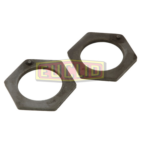 Euclid E-2417 - 5/16" Thick 2-1/2" ID Drive Axle Spindle Inner Nut, 2-1/2"-16 Thread, 3 1/2" Hex - Wheel Attaching Nut