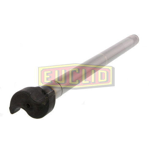 Euclid E-3862 - Right Hand Camshaft for Fruehauf Trailers, 1.625" x 37 Spline, Pro-Par Brake, 23.88" Effective Length