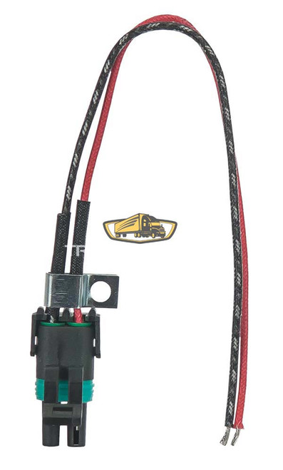 TruckAir Parts 11-3185 - Pigtail Harness, 2 Wire, Male Weatherpack Connector