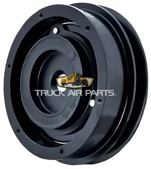 TruckAir Parts 02-3076 - Denso 10PA17C 12V 1-Groove 146mm Clutch with 2-Wire Connector