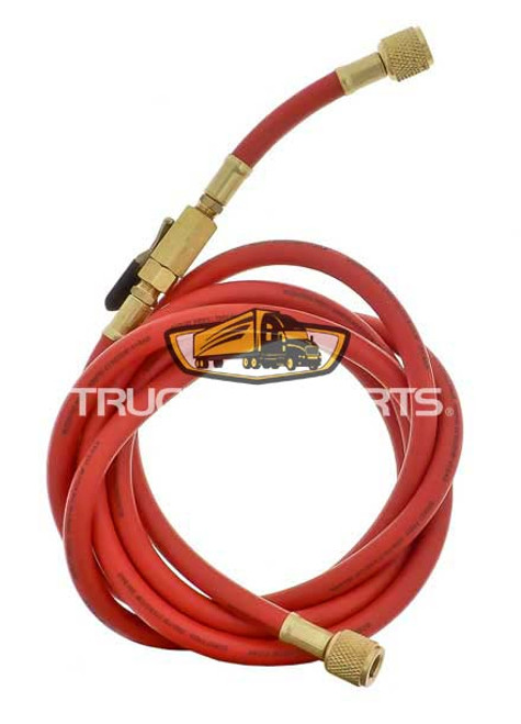 16-3139 96'' RED CHG.HOSE W/BALL-VLV