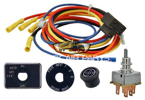 TruckAir Parts 11-3501 - Switch Plate and Harness Kit