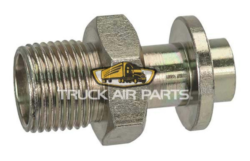 TruckAir Parts 08-0605S - Freightliner Pad Fitting #10 Slimline Bead X #10 Slimline Bead with O-Ring