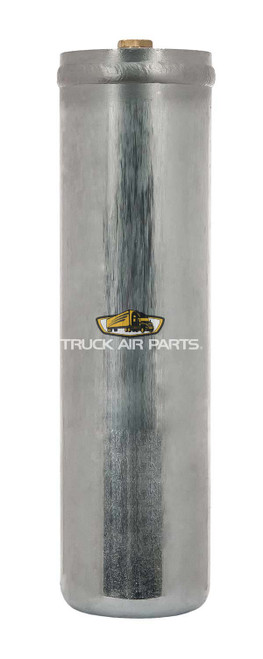 TruckAir Parts 07-5060A - Mitsubishi Fuso 2-3/4" Diameter Accumulator with Pad-Type Inlet and Outlet Connections