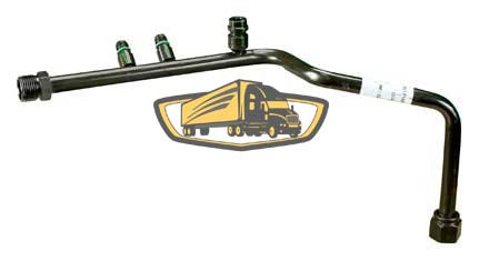 TruckAir Parts 08-1022S - Hardline Air Conditioning Hose Repair Fitting, Paccar #8, Steel