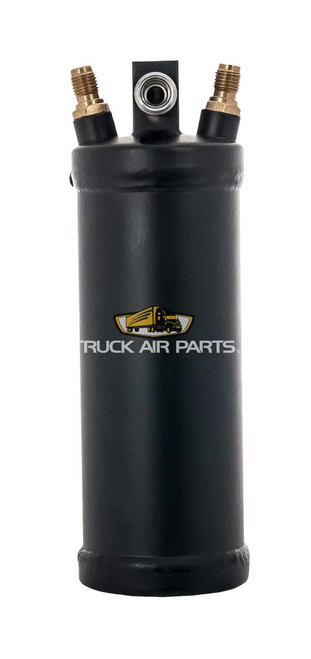 TruckAir Parts 07-3011A - Receiver Drier 2.5 Inch Diameter, 8 Inch Length With Two Male Ports