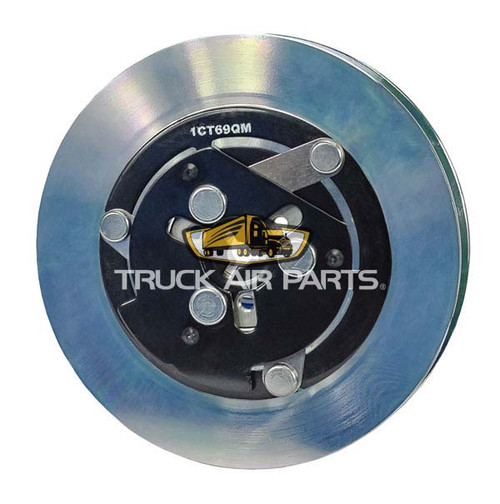 TruckAir Parts 02-3480 - Sanden SD7H15HD Heavy Duty Air Conditioning Compressor Clutch, 158mm, 12V