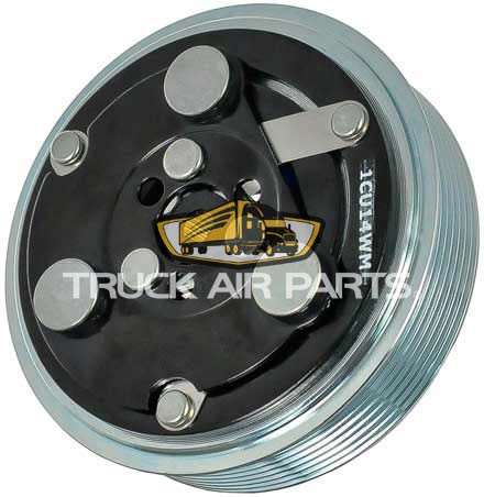 TruckAir Parts 02-3483 - SD7H15 AC Compressor Clutch, 7 Groove 119mm, 12V, 2 Wire GM Connector