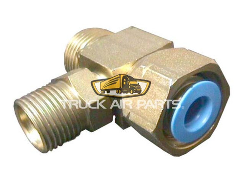 TruckAir Parts 08-8137M - Metric Suction A/C Tee Block Fitting