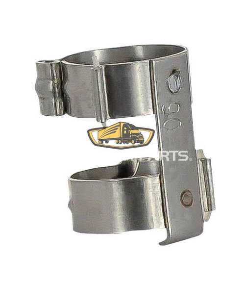 TruckAir Parts 09-1016Q - Manuli Grey Steel Quick-Clamp #6 Fitting with 1-Year Warranty