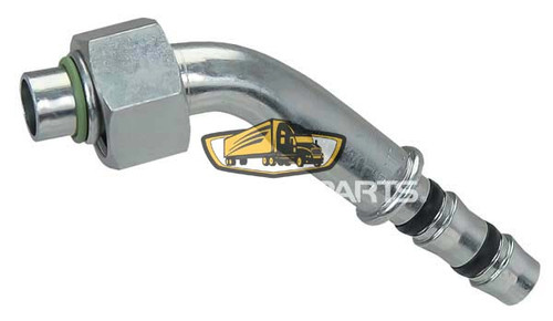TruckAir Parts 08-6463Q - 45 Degree Female O-Ring Fitting 10 X 10 Steel
