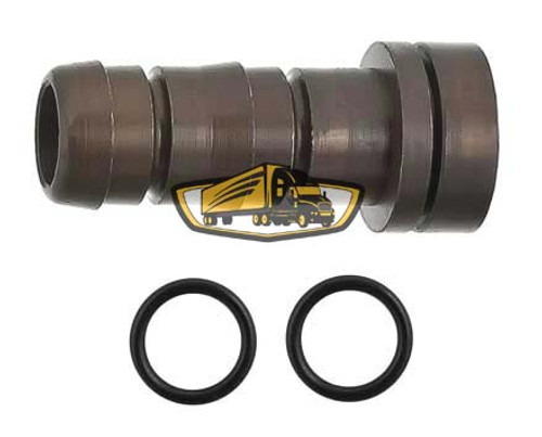 TruckAir Parts 08-8105E - Ez Clip Weld-On Straight Fitting, #10 to #12 Steel Repair Fitting