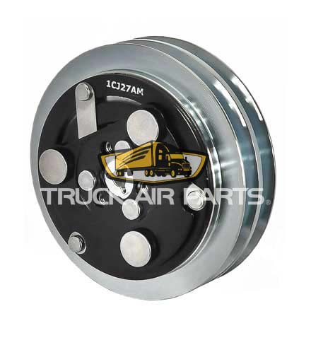 TruckAir Parts 02-3464A - Sanden SD7H15 132mm 2 Groove 12V AC Compressor Clutch With Diode