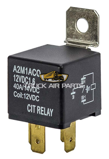 11-3043 30A RELAY 12V 4-TERM W/BRKT