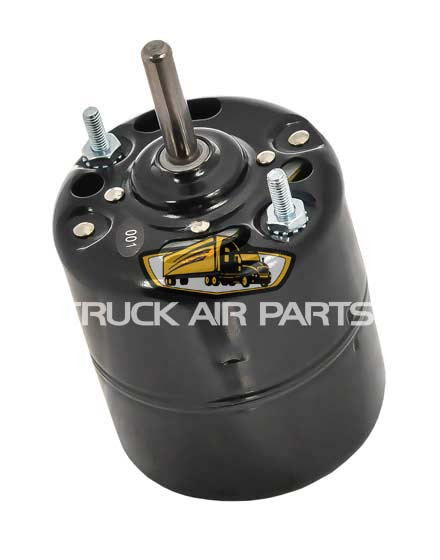 TruckAir Parts 01-4004 - 12V 3-Wire School Bus Blower Motor with Single 5/16" Shaft, 3.75" Body Length