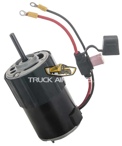 TruckAir Parts 01-3090 - 12V Blower Motor Single Shaft With In-Line Fuse