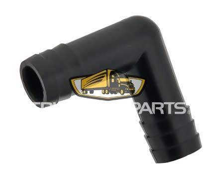 TruckAir Parts 09-3330 - Drain Hose Elbow 90 Degree Fitting 1/2 Inch Plastic Splicer