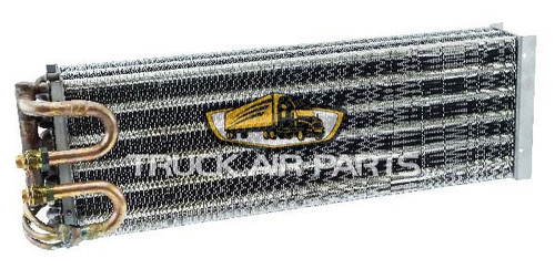 TruckAir Parts 05-2661 - Evaporator Assembly for Western Star, 6 Inch Diameter, #8 Male O-Ring Inlet/Outlet