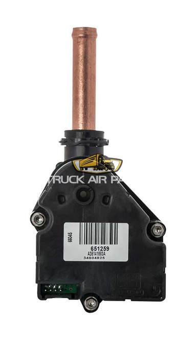 TruckAir Parts 10-1438 - Heater Valve Assembly Kenworth 5/8 Inch Hose Inlet Core Mount Electric Operated