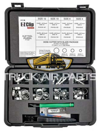 TruckAir Parts 15-3013 - Ez Clip Assortment Steel Fitting With One Year Warranty