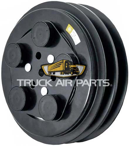 TruckAir Parts 02-3433 - TM31 Air Conditioning Compressor Clutch, Two Groove, 152mm, 12V