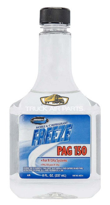 TruckAir Parts 17-3412 - A/C PAG150 Oil Eight Ounce Bottle