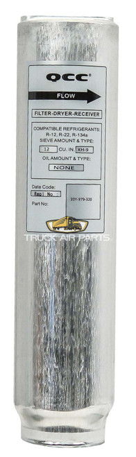 TruckAir Parts 07-5054A - Komatsu 2.5" Diameter Pad-Type Inlet & Outlet Air Accumulator with 1-Year Warranty