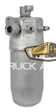 TruckAir Parts 07-1838A - GMC 60-75 Series Accumulator with 3.5" Diameter, 10" Length, and Pad-Type Connections